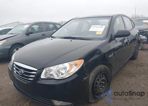 2010 Hyundai Elantra Gls from USA, damaged, VIN KMHDU4AD0AU914009